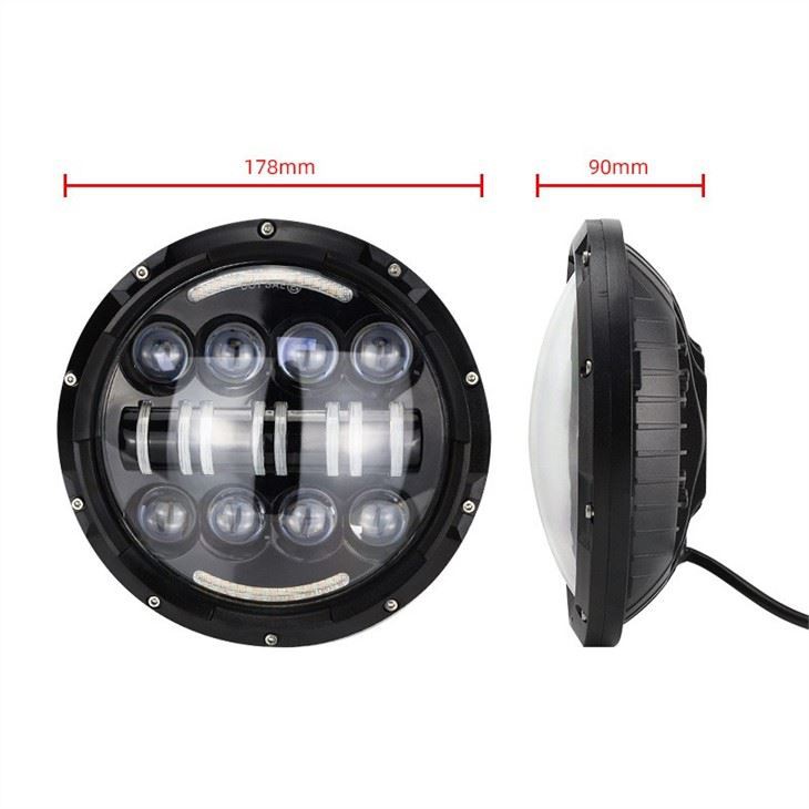 7 inch wrangler headlight